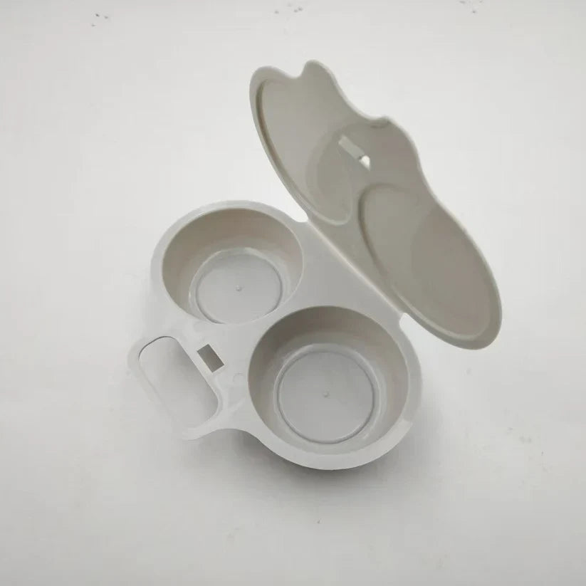 Microwave Egg Poacher – 2 Eggs in Minutes, No Pan & Easy Cleanup 🍳⚡