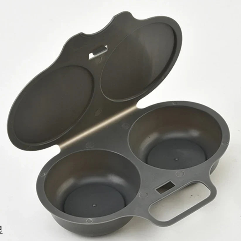 Microwave Egg Poacher – 2 Eggs in Minutes, No Pan & Easy Cleanup 🍳⚡
