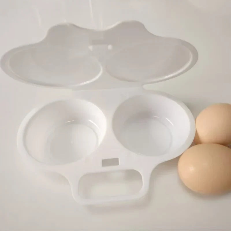 Microwave Egg Poacher – 2 Eggs in Minutes, No Pan & Easy Cleanup 🍳⚡