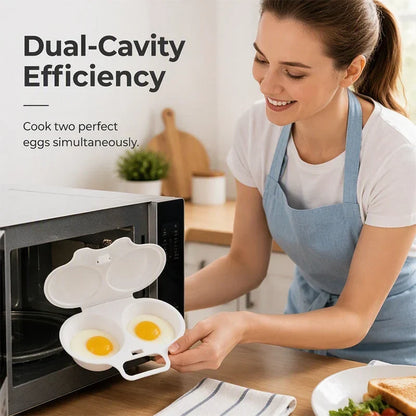 Microwave Egg Poacher – 2 Eggs in Minutes, No Pan & Easy Cleanup 🍳⚡