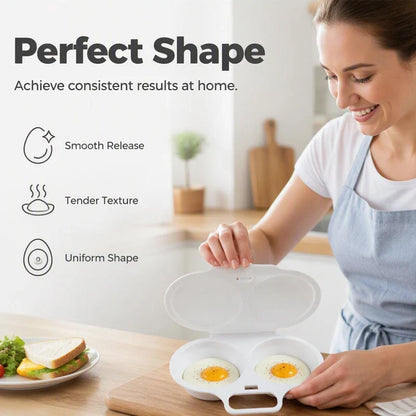 Microwave Egg Poacher – 2 Eggs in Minutes, No Pan & Easy Cleanup 🍳⚡